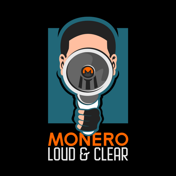 Monero loud & clear wallpaper