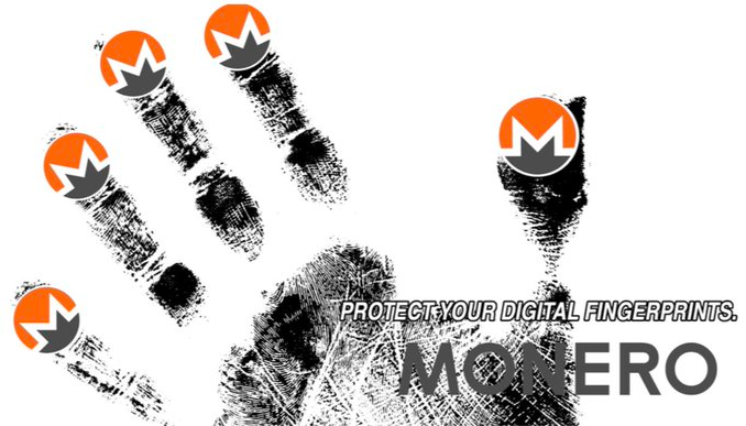 'Monero: protect your digital fingerprints' design
