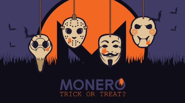 'Trick or treat' Monero wallpaper