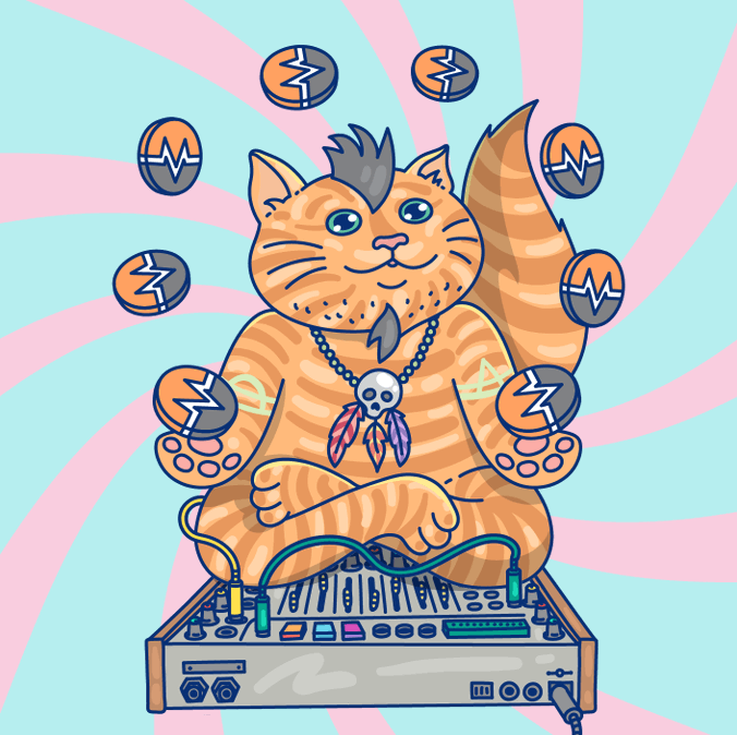 Orange Monero Cat