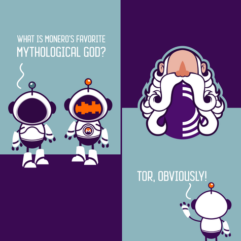 'Tor God' Monero comic