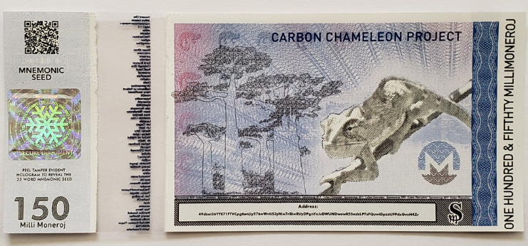 Monero banknote illustration